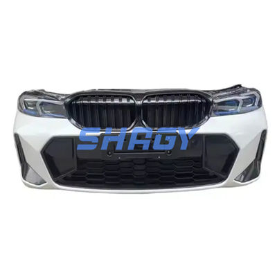Fibra de carbono Look Car Front Lip para BMW Serie 3 G20 2018-2022 Cortado de la nariz