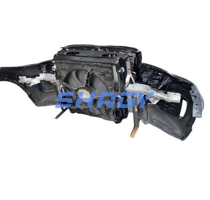 Barbilla del labio delantero del parachoques de fibra de carbono para BMW F16 X6 Limousine 2016-2020 Corte de nariz