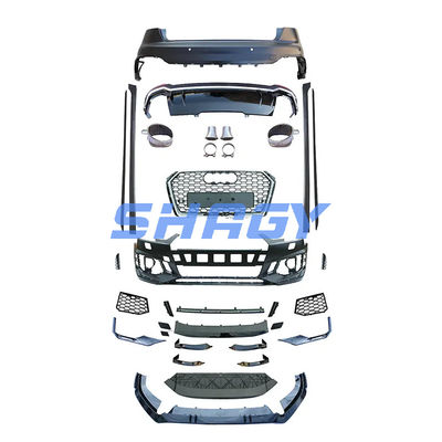 Audi A4 B9 modificado para RS4 estilo delantero parachoques con PP 4.5 material parrilla