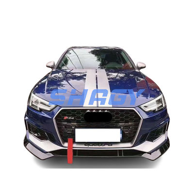 Audi A4 B9 modificado para RS4 estilo delantero parachoques con PP 4.5 material parrilla